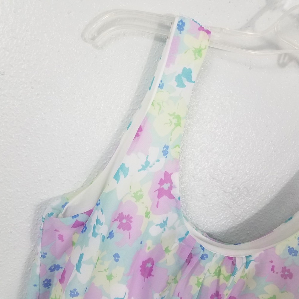 **SOLD**    Charlotte Russe Hi Lo Floral Sun Dress - Picture 3 of 8